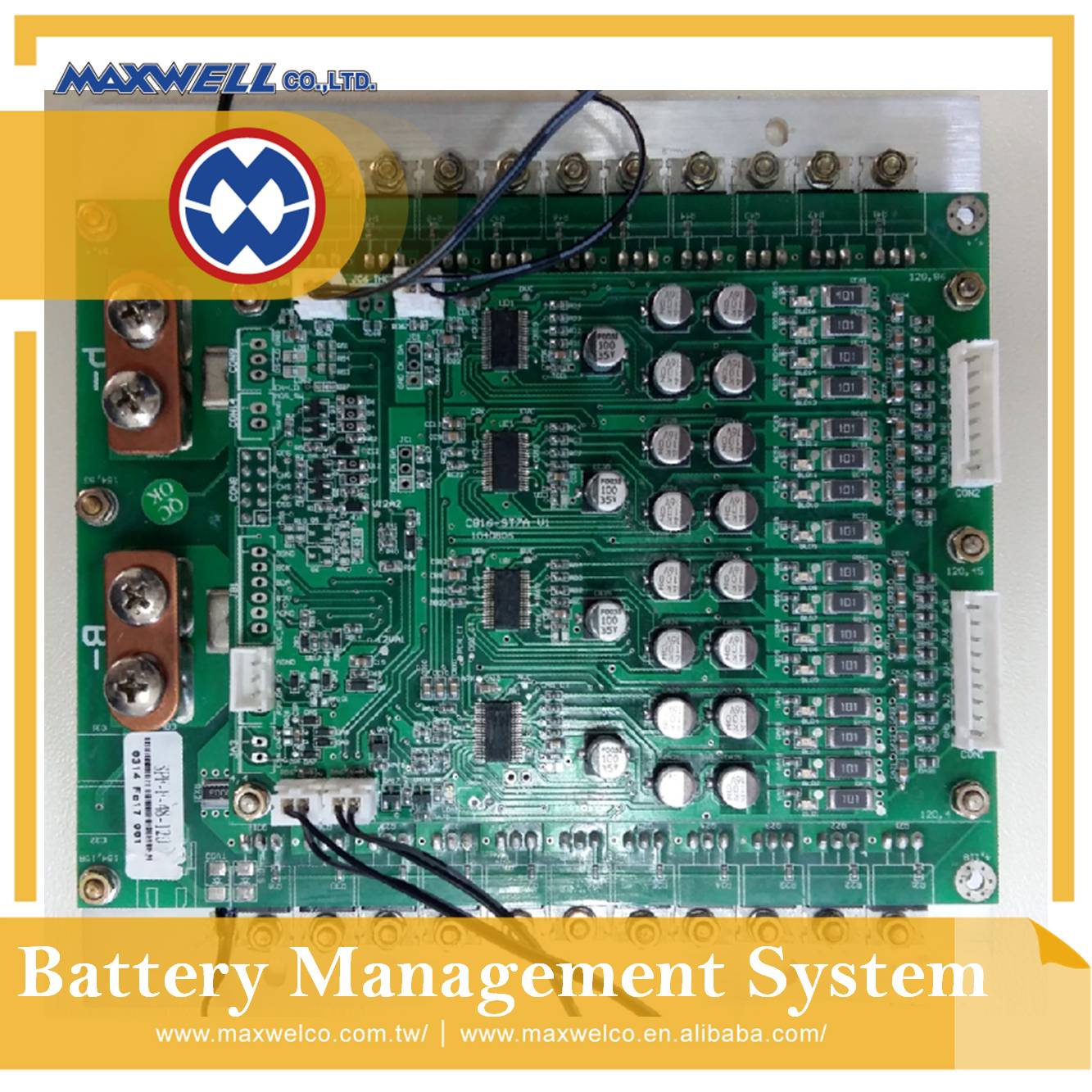 15S / 48V / 100A LiFePO4 battery BMS with high power